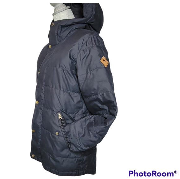 Burton Women's Quilted Black Puffer Parka Insulated Hooded Extra Small 0/2 - Picture 9 of 9